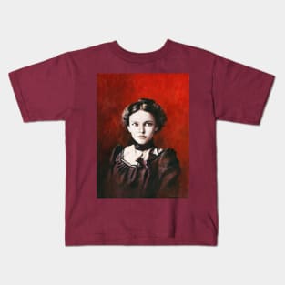 Young Victorian Woman 1890's Kids T-Shirt